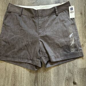 New GAP Gray Bermuda Shorts Modern Slim Fit